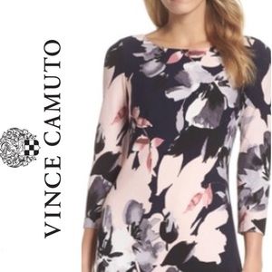 NWT✨Vince Camuto✨Floral Crepe Shift Dress Size 4!
